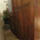 English asymmetrical chest of drawers - Art Deco - Mirror - 2 doors - 5 drawers - Mesh blond oak