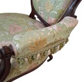 Coppia di Poltrone d'Epoca "Balloon Back" – Stile Rococò Revival (XIX Sec.)