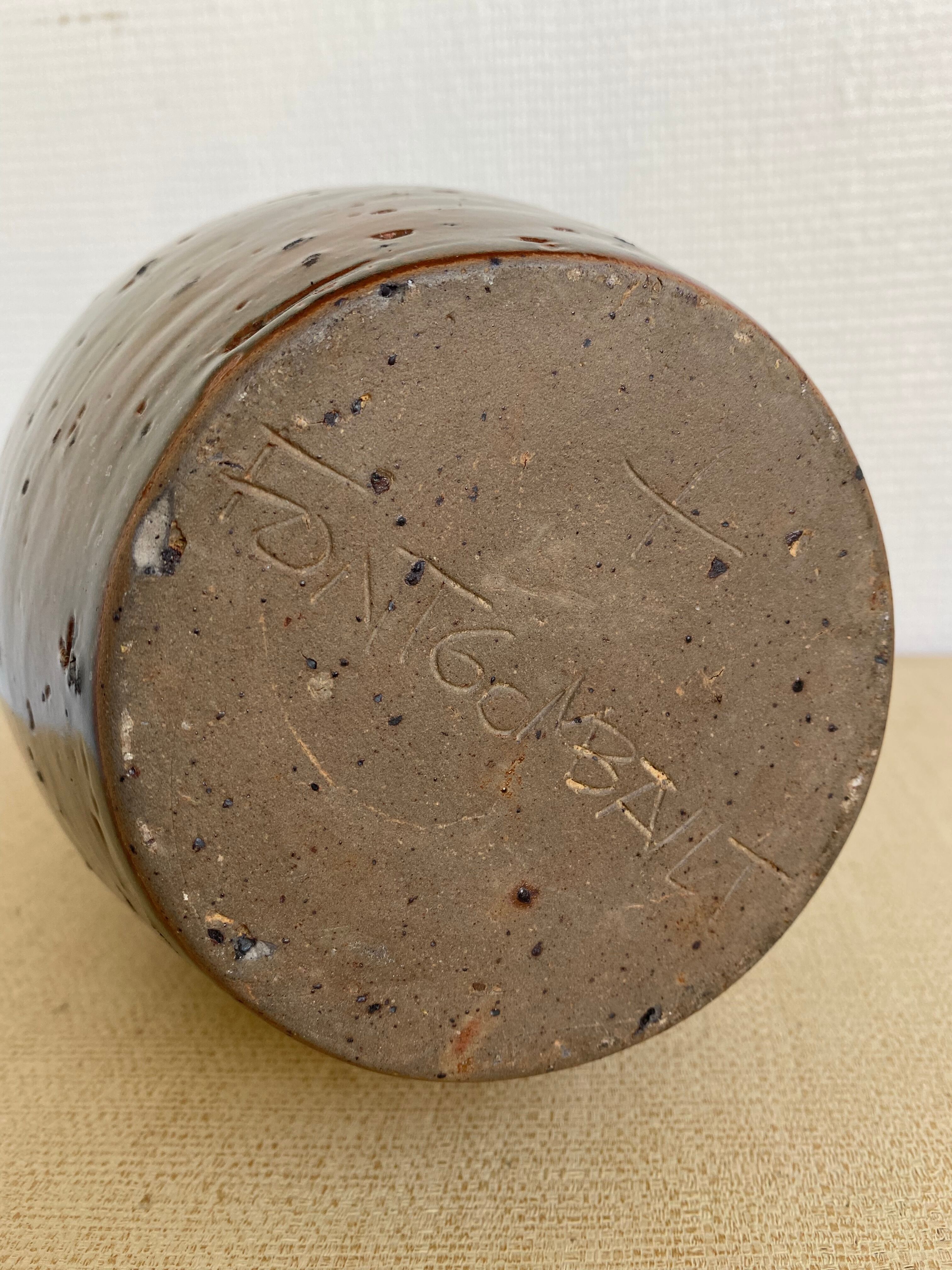 Vintage stoneware vase