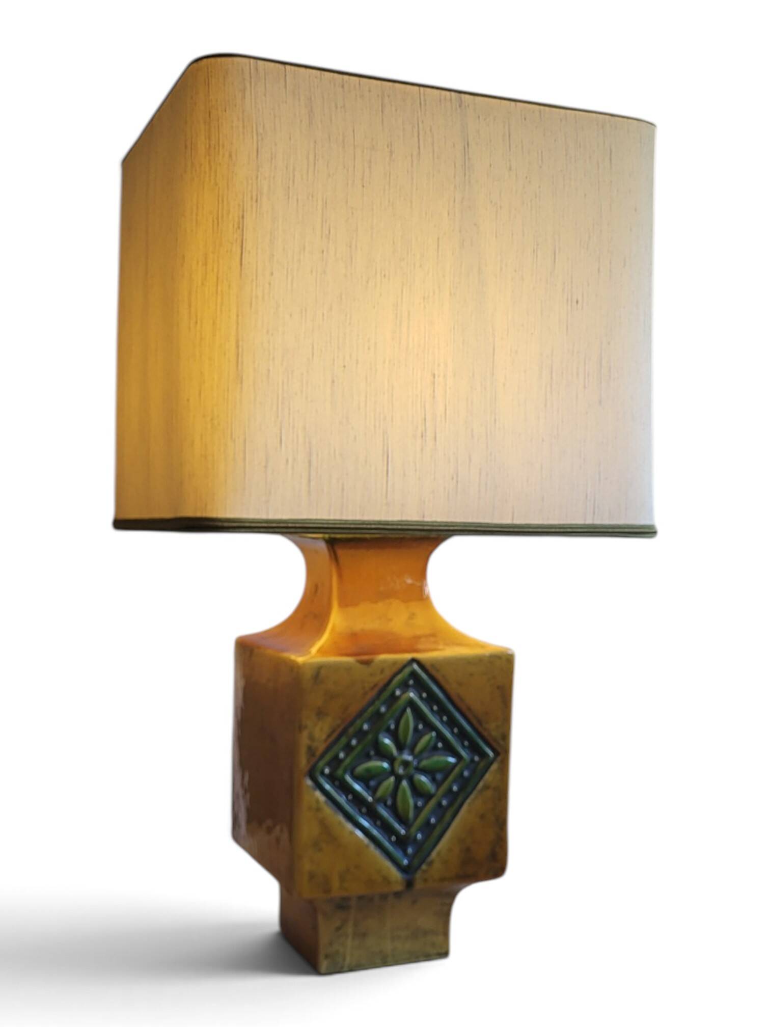 Lampe en céramique émaillée