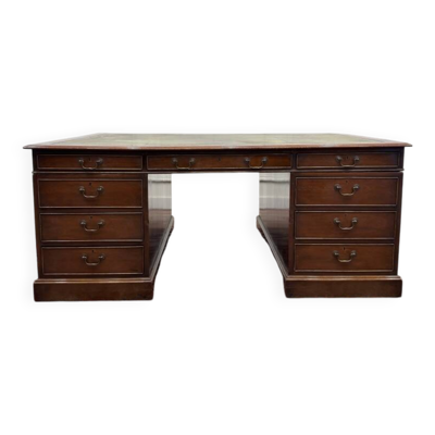 Grand bureau anglais ancien Partnerdesk