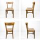 Chaise vintage Frankfurter en bois massif Mid-Century design classique pour