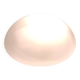 Opaline suede globe ceiling or wall light. 30 cm - mid-20th century