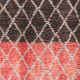 Handwoven coloured wool rug, 295 x 85 cm - R364