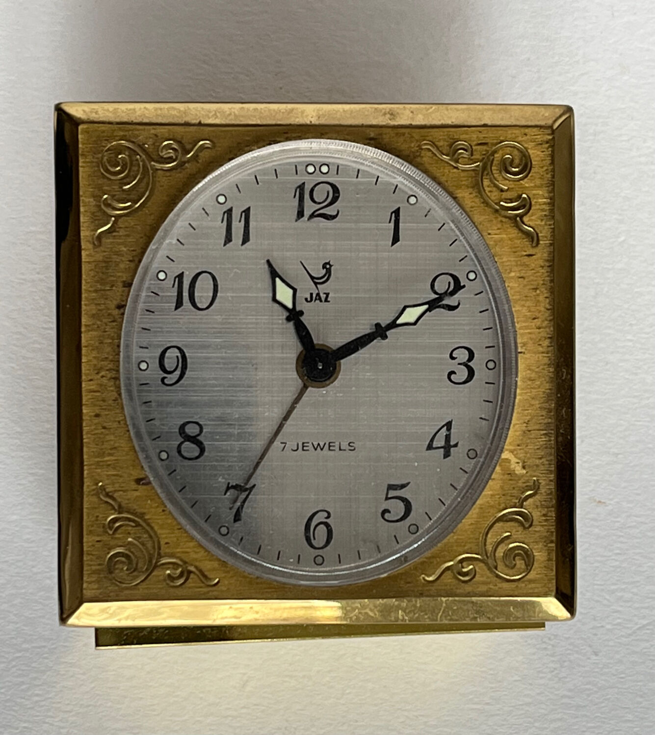 Old travel alarm clock