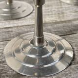 10 stainless steel cups signed Rémy Letang