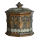 Pot à tabac ancien style néogothique XIXe siècle