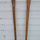 Paire de pagaies en bois