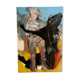 Oil on canvas by Francky Criquet