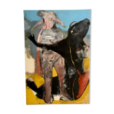 Oil on canvas by Francky Criquet