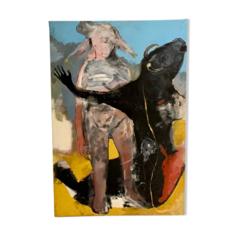 Oil on canvas by Francky Criquet