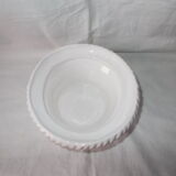 White faience basket
