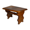 Footrest stool made of old wood