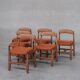 Six chairs by Guillerme et Chambron