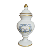 Pot de pharmacie en porcelaine