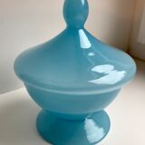 Sky blue opaline box 60s