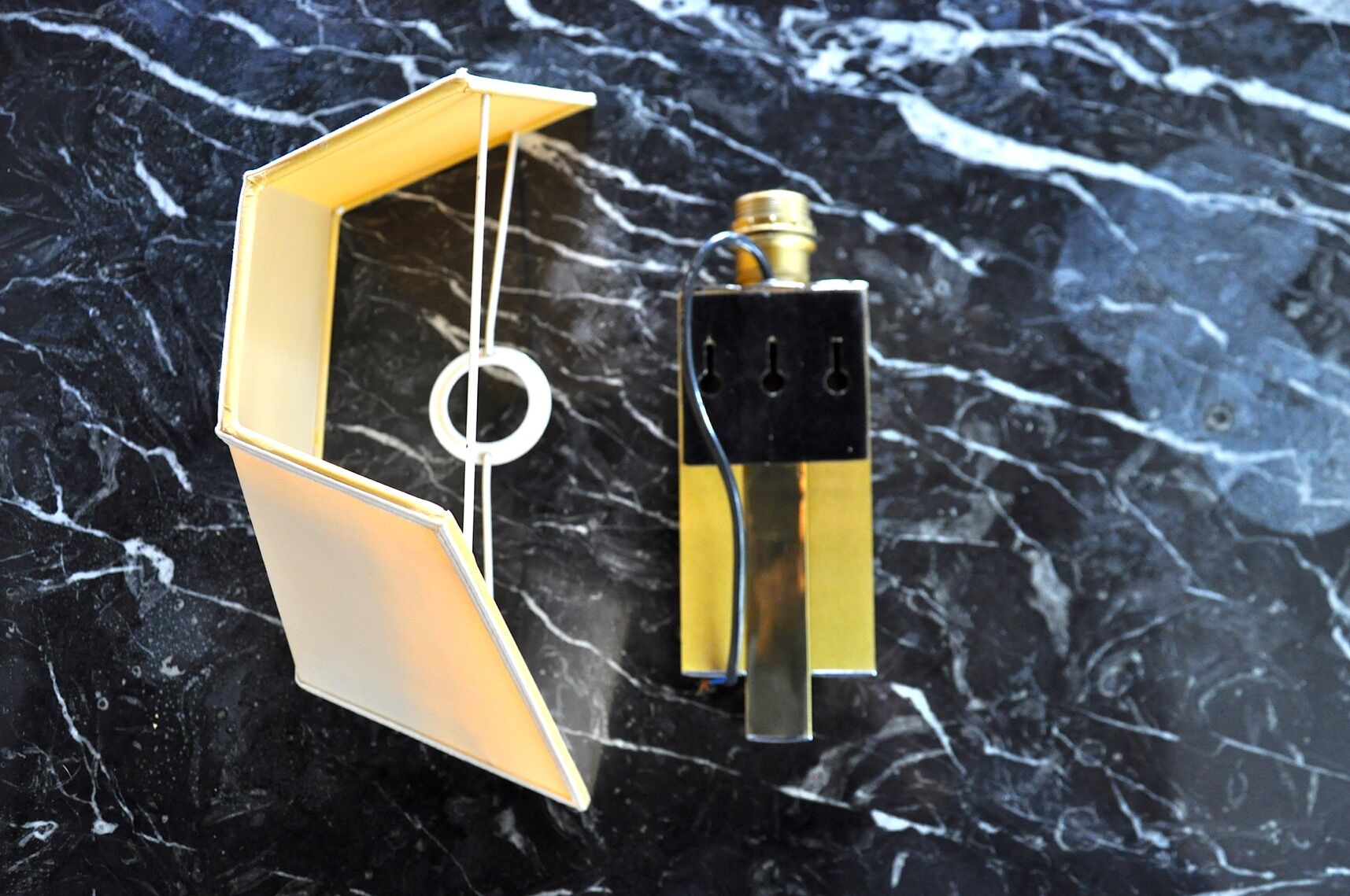 Regency wall lamp by Lumica, Spain, 1970