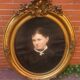 19th Century Antique Portrait of Woman Oil on Canvas Painting
