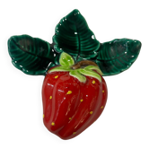 Barbotine fraise en céramique Albert Farlay
