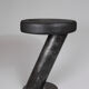 Solid wood sculptural side table, original contemporary design, logniture