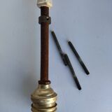 Vintage 70s glass pendant lamp