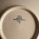 Hand-painted Digoin Sarreguemines salad bowl