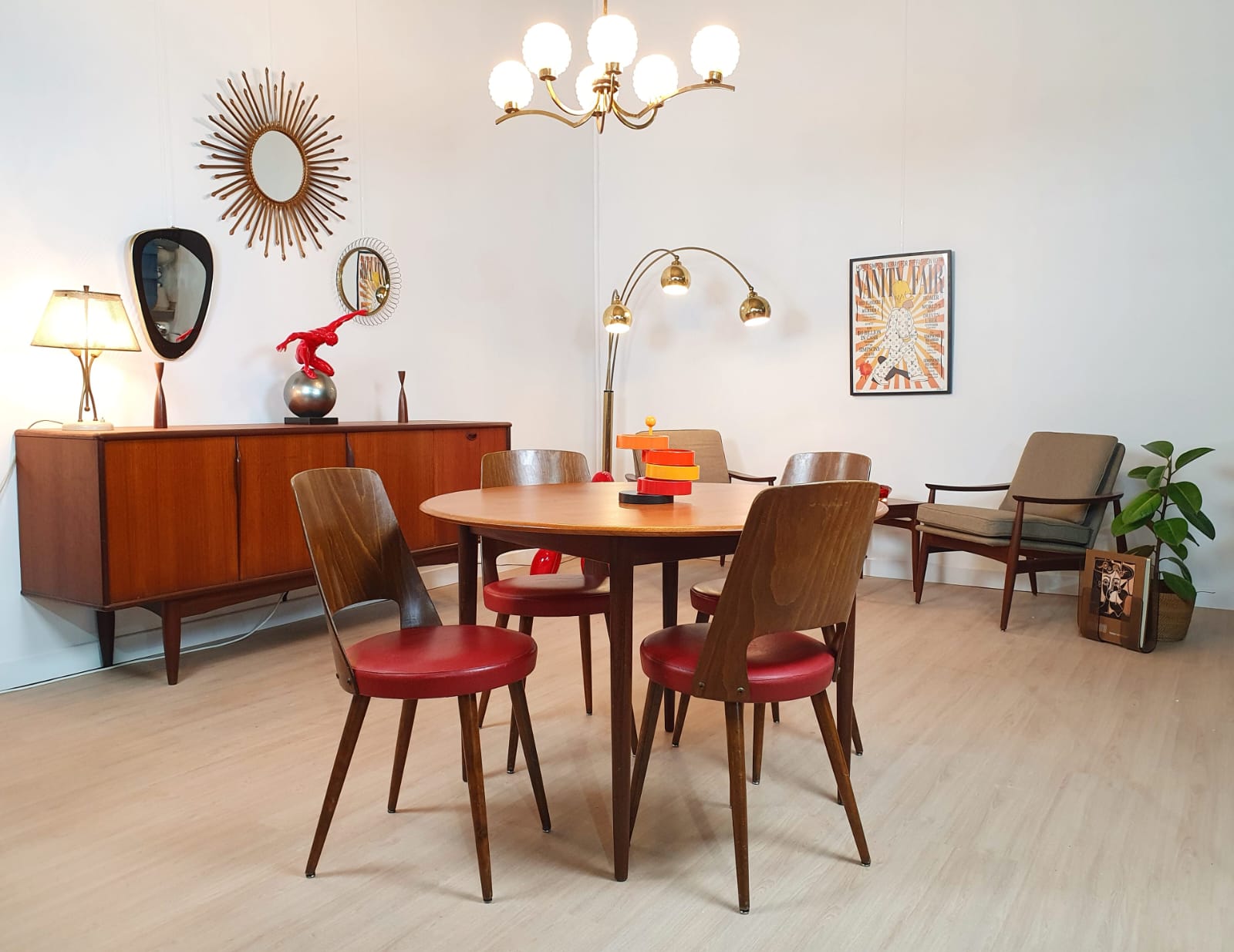 6 Baumann chairs model Mondor