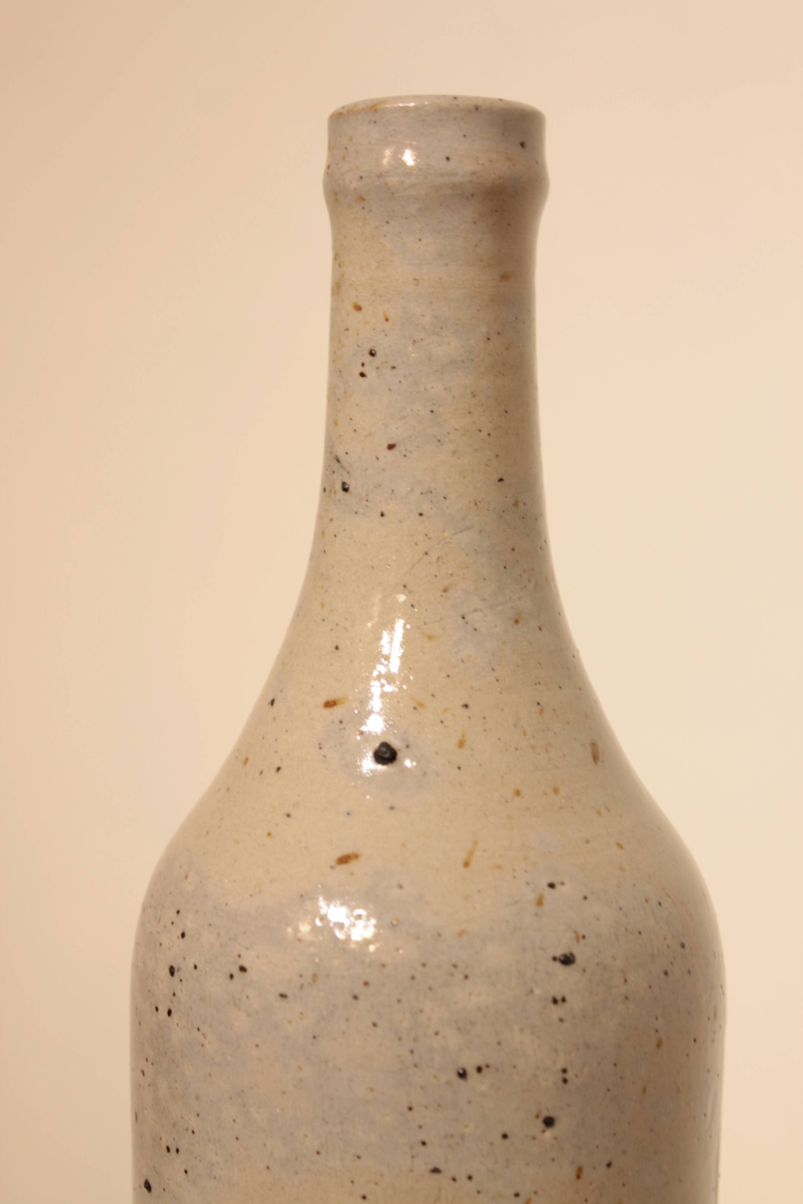 Large bottle vase by Roland Zobel, Les Cyclades, Anduze