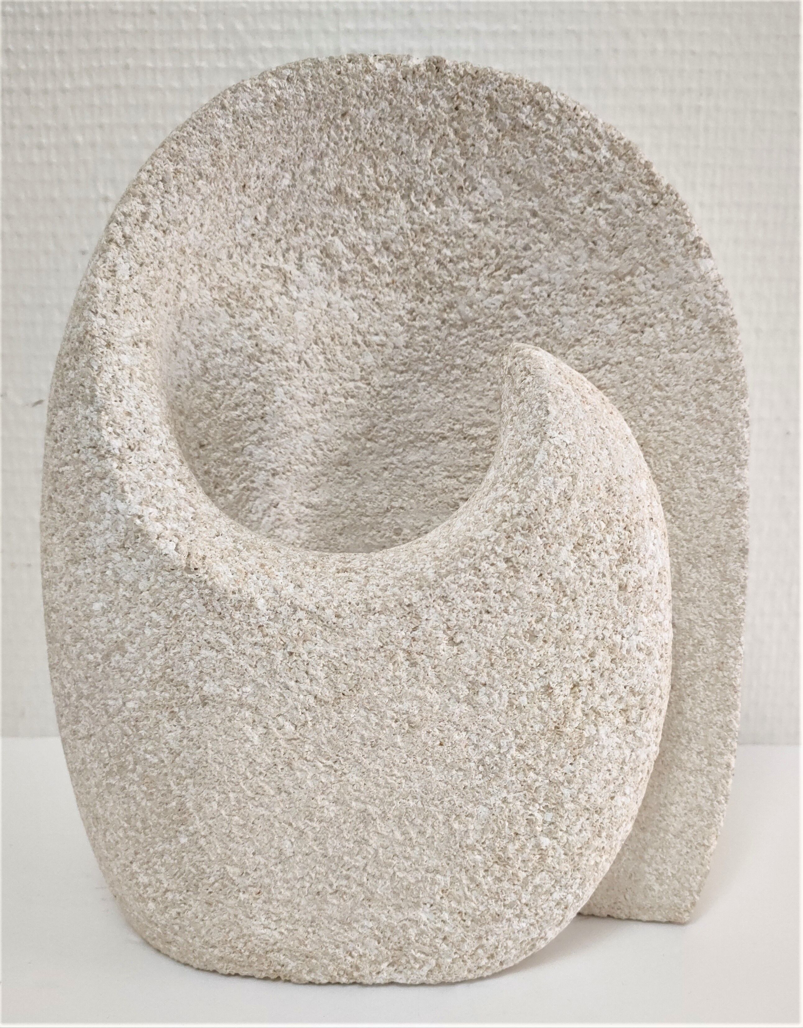 Lamp stone carved design 70s