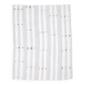 Tapis kilim vintage turc Oushak fait à la main en laine et coton blanc 187x246