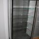 Iron display cabinet with black patina from around 1920