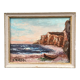 Sea and cliffs landscape painting