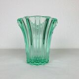 Art Deco vase Pierre d'Avesn, green color
