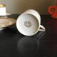 3 coffee cups and saucers in Limoges porcelain