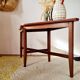 Petite table basse / Bout de canapé géométrique années 50-60