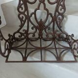 Cast iron wall shelf
