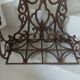 Cast iron wall shelf