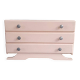 Small art deco wooden chest of drawers