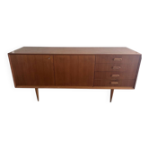 Large Scandinavian teak sideboard – 180 cm – 1960s