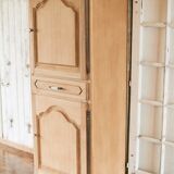 Vintage oak standing wardrobe "Giroflée"