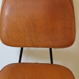 Chaise cuir vintage