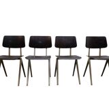 Set of 4 vintage Galvanitas chairs, 1960s