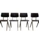 Ensemble de 4 chaises vintage Galvanitas, années 1960