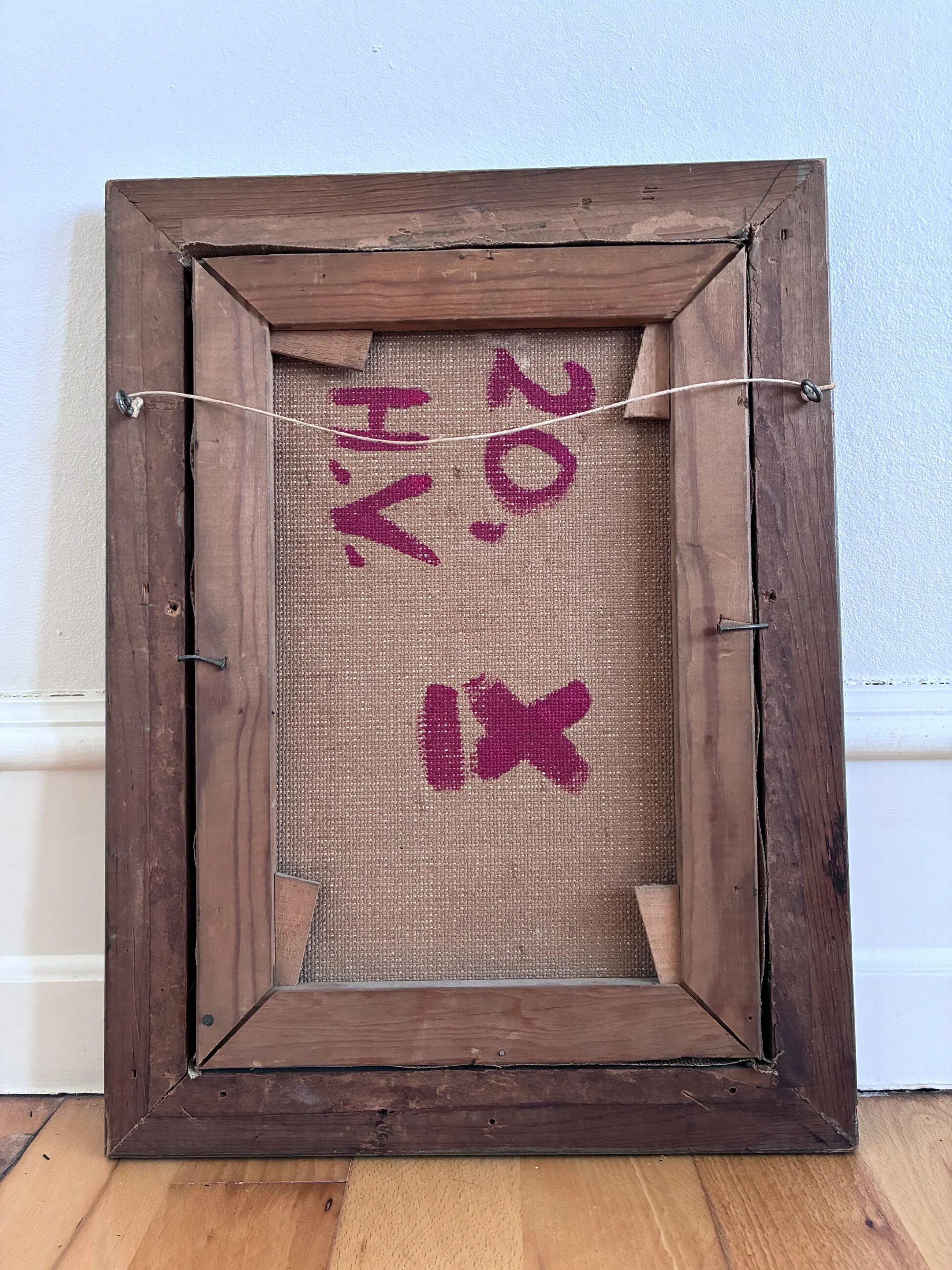 Vintage original flower oil painting, flower still life art