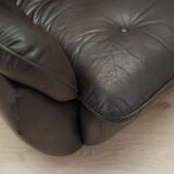 Armchair with castors, Italian design, 1970s, production: Italy