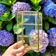 Vitrine verre & laiton