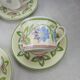 Lot 12 old cups under cups, Fiorita campagna décor, from Villeroy to Boch