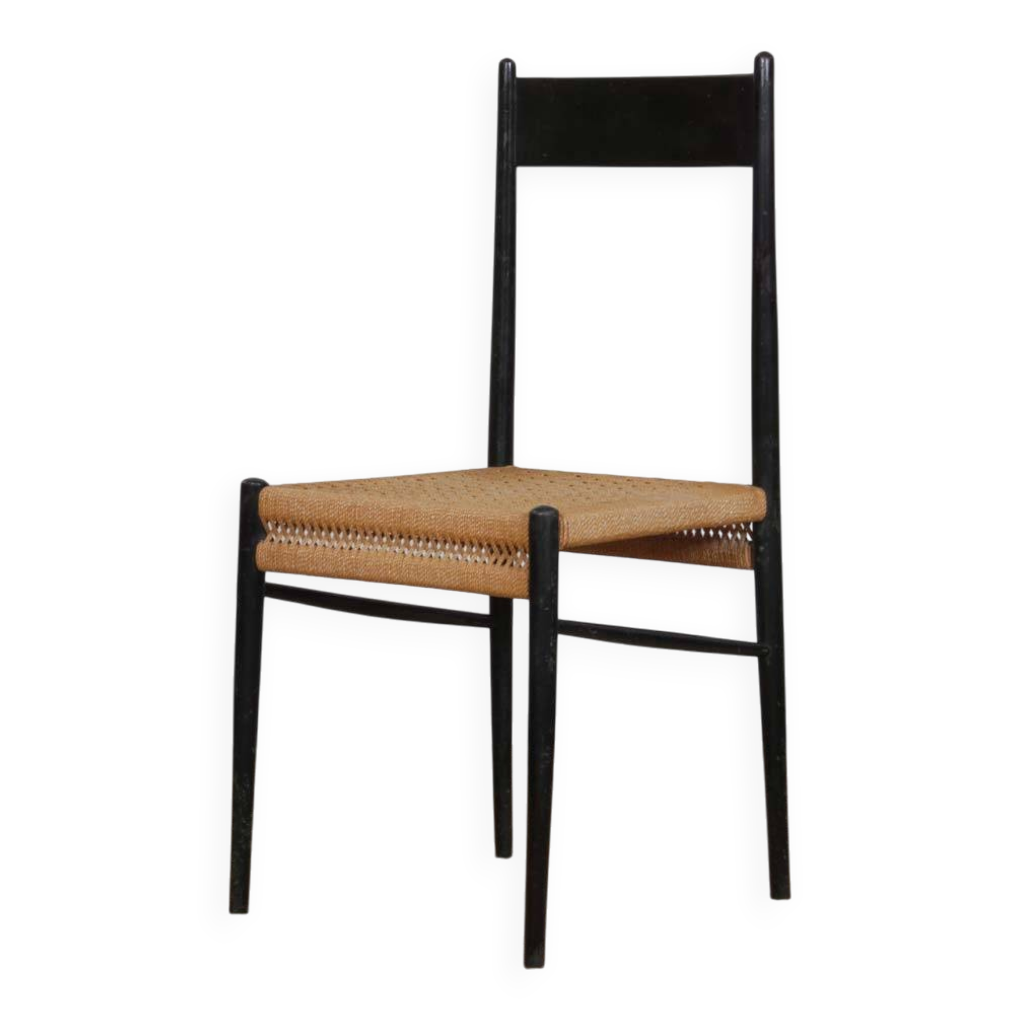 Vintage Italian wooden chair from the 1960s