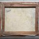 HST painting "The Canal with barges" Post impressionist signed Dumas + frame