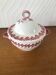 Vintage cracked iron earthenware candy box
